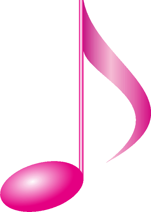 立体風なピンクの音符のイラスト コピペできる無料イラスト素材展