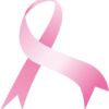 乳がん撲滅運動のピンクリボンのイラスト