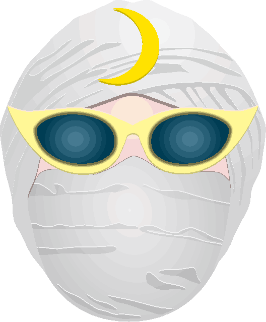 かつての正義のヒーロー、月光仮面のお面のイラスト | コピペできる無料イラスト素材展