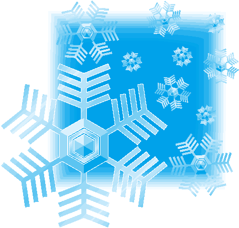 青い雪の結晶のイラスト コピペできる無料イラスト素材展