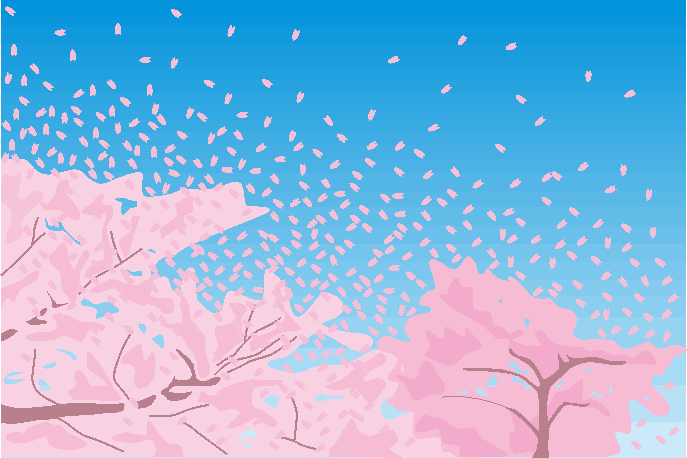 新着桜 吹雪 イラスト フリー すべてかわいい動物