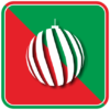 クリスマスツリーを飾るオーナメントボールのカラーアイコン画像