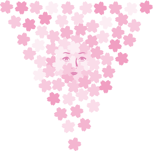 桜の妖精のイラスト
