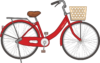 ママチャリと呼ばれている自転車のイラスト