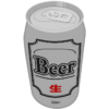 缶ビールのイラスト