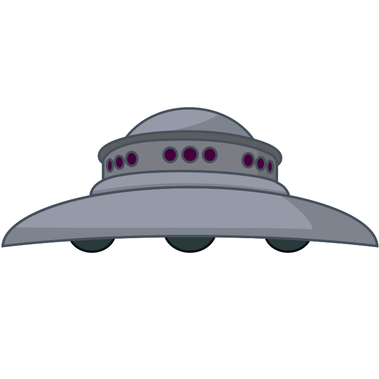 まったく売れないUFOのオモチャのイラスト