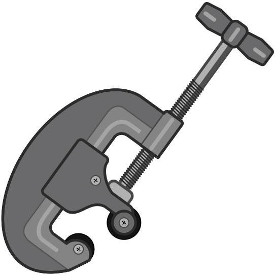 DIYから現場作業まで対応できるパイプカッターのイラスト
