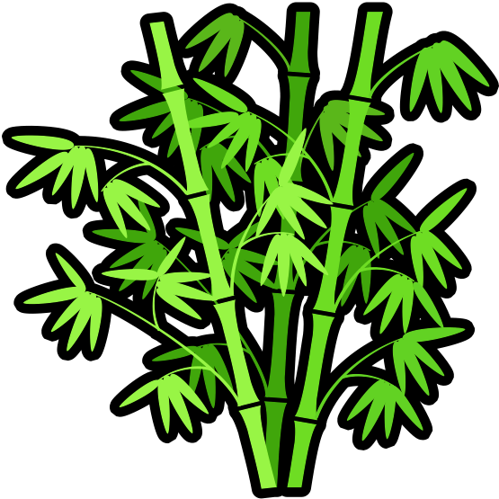 パッと華やぐ！正月用「竹」の縁起物アイコン素材