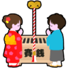 【初詣・神社参拝】晴着の子供たちが可愛い！お正月・七五三に使える無料アイコンイラスト