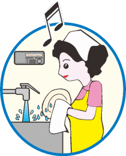 ラジオから音楽