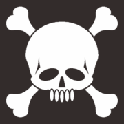 ドクロマーク 恐怖のドクロマークのイラスト