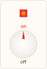 スイッチON スイッチONのイラスト