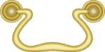 タンスの取っ手 和風タンスの取っ手のイラスト