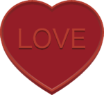 チョコレート ハートの形のバレンタインチョコレートのイラスト