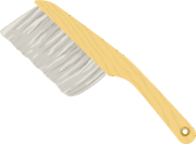 製図用刷毛 図面清掃のための製図用刷毛のイラスト