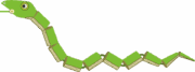 愉快なヘビのおもちゃのイラスト
