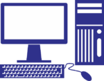 デスクトップパソコン デスクトップパソコンのピクトグラム