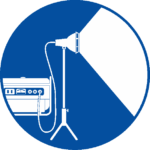 臨時照明 災害時の照明のピクトグラム