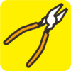 ペンチ 便利なペンチのカラーアイコン画像