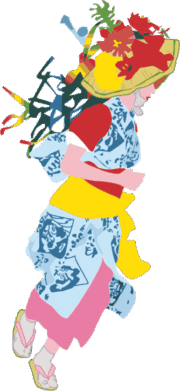 青森ねぶた祭のハネト