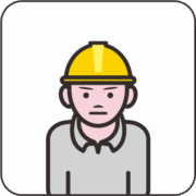 工事現場作業員のアイコン 工事現場作業員のアイコン