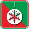 クリスマスオーナメントボール02の3カラーアイコン画像