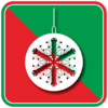 クリスマスオーナメントボール02の3カラーアイコン画像