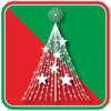 クリスマスのイルミナーションのアイコン画像