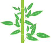 正月の縁起物である竹のイラスト