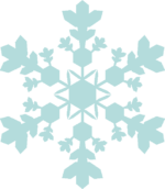 花穂状結晶 花穂状結晶という雪の結晶のイラスト