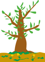 木のイラスト 子どもが描いたような木のイラスト