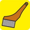 塗装用筋交い刷毛 塗装用筋交い刷毛のカラーアイコン画像