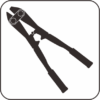 ボルトクリッパ ボルトクリッパのモノクロアイコン画像