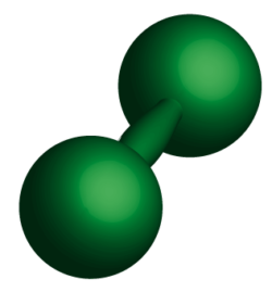 重そうな緑色の鉄アレイのイラスト