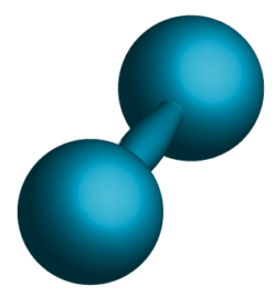 重そうな青い鉄アレイのイラスト