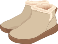防寒靴 冬用のオシャレな防寒靴のイラスト