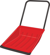 スノーダンプ 雪国の暮らしに必携のスノーダンプのイラスト