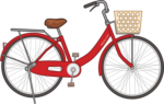 ママチャリ ママチャリと呼ばれている自転車のイラスト
