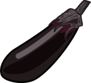 炒め物によく合うナスのイラスト
