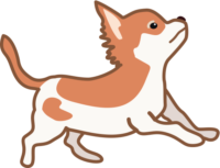 小犬 無邪気で可愛い小犬のイラスト