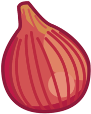 熟れて甘そうなイチジクのアイコン