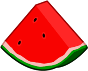 カットしたスイカのアイコン