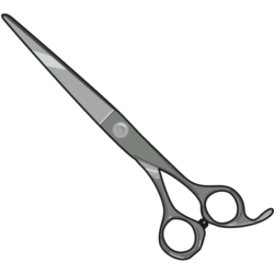 美容師が使うハサミのイラスト