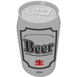 缶ビール 缶ビールのイラスト