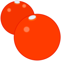 防犯用カラーボール 金融機関や店舗などに装備されている防犯用カラーボールのイラスト