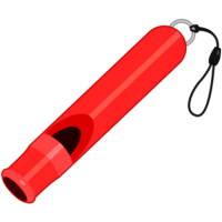 防犯・防災ホイッスル 防犯や防災に役立つホイッスルのイラスト