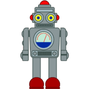 子ども達から見向きもされないロボットの玩具のイラスト