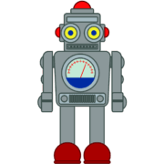 子ども達から見向きもされないロボットの玩具のイラスト