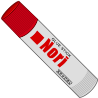 ステック糊 事務仕事に欠かせないステック糊のイラスト