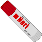 ステック糊 事務仕事に欠かせないステック糊のイラスト